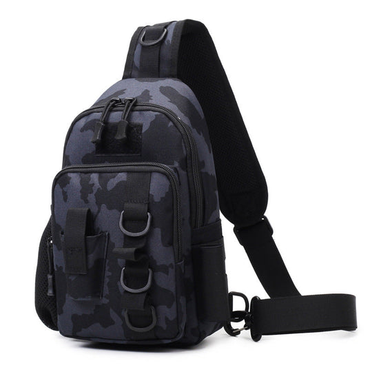 Sac à dos bandoulière multifonction pour homme style tactique 4