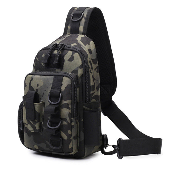 Sac à dos bandoulière multifonction pour homme style tactique 7