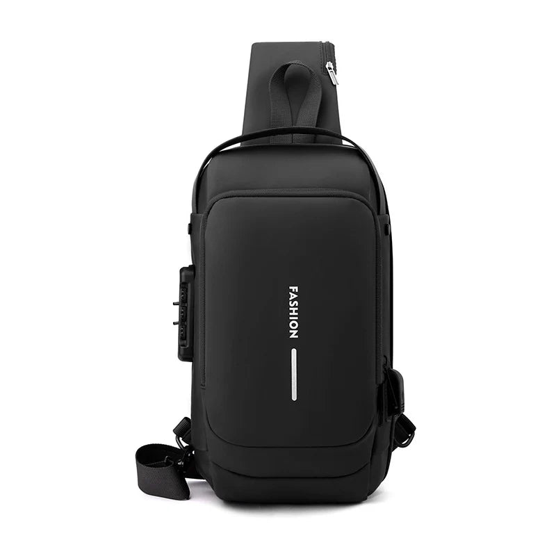 Sac à dos bandoulière polyvalent pour homme et femme style urbain 0