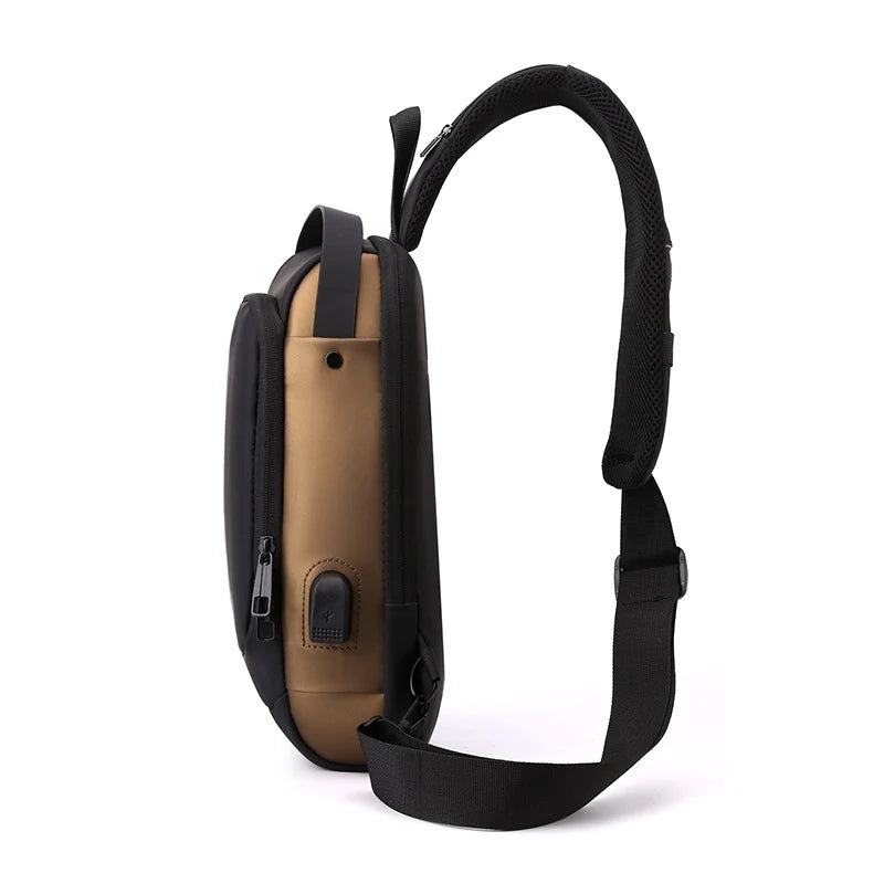 Sac à dos bandoulière polyvalent pour homme et femme style urbain 3
