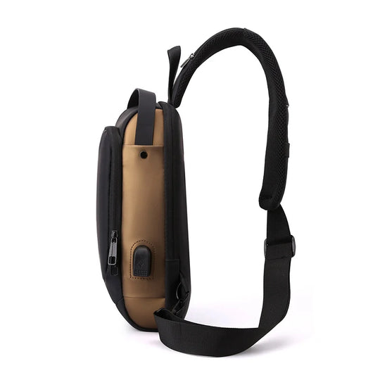 Sac à dos bandoulière polyvalent pour homme et femme style urbain 3