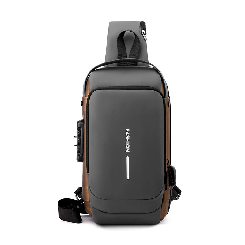 Sac à dos bandoulière polyvalent pour homme et femme style urbain 6