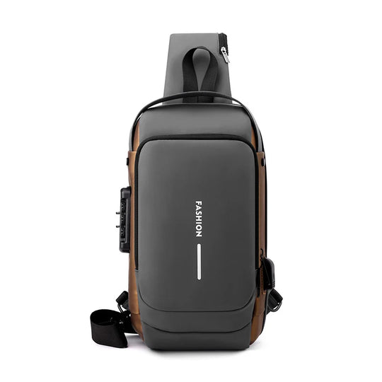 Sac à dos bandoulière polyvalent pour homme et femme style urbain 6