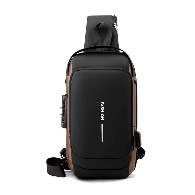 Sac à dos bandoulière polyvalent pour homme et femme style urbain 7