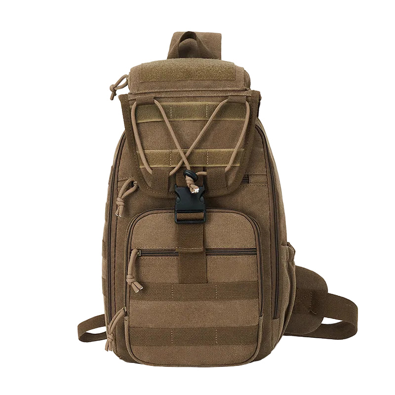 Sac à dos bandoulière tactique multifonction pour homme 0