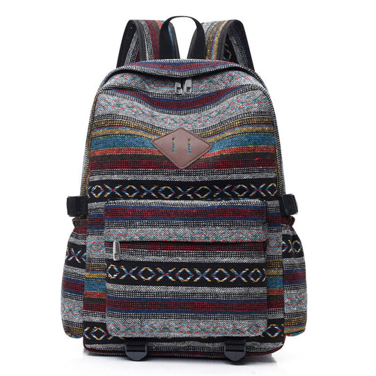 Sac à dos bohème pour femme style décontracté 2