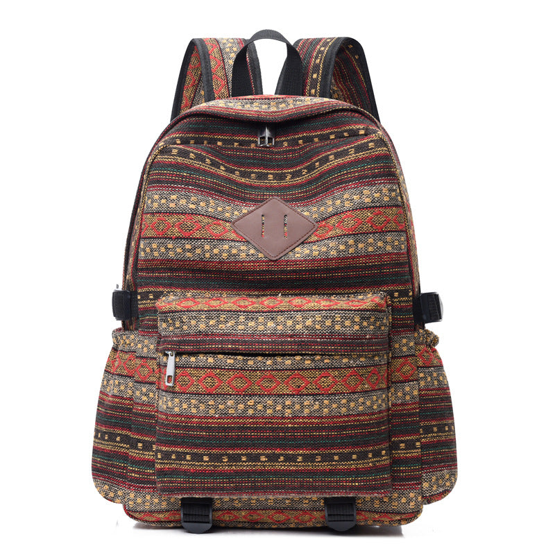 Sac à dos bohème pour femme style décontracté 3