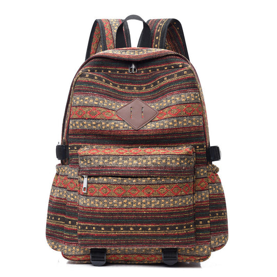 Sac à dos bohème pour femme style décontracté 3