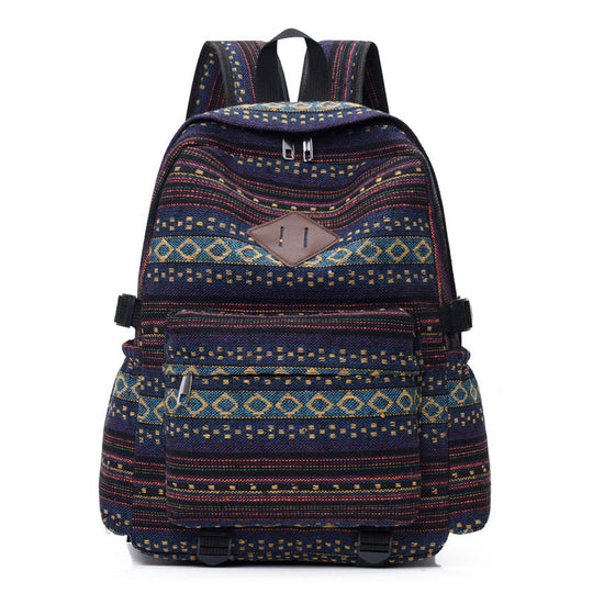 Sac à dos bohème pour femme style décontracté 4