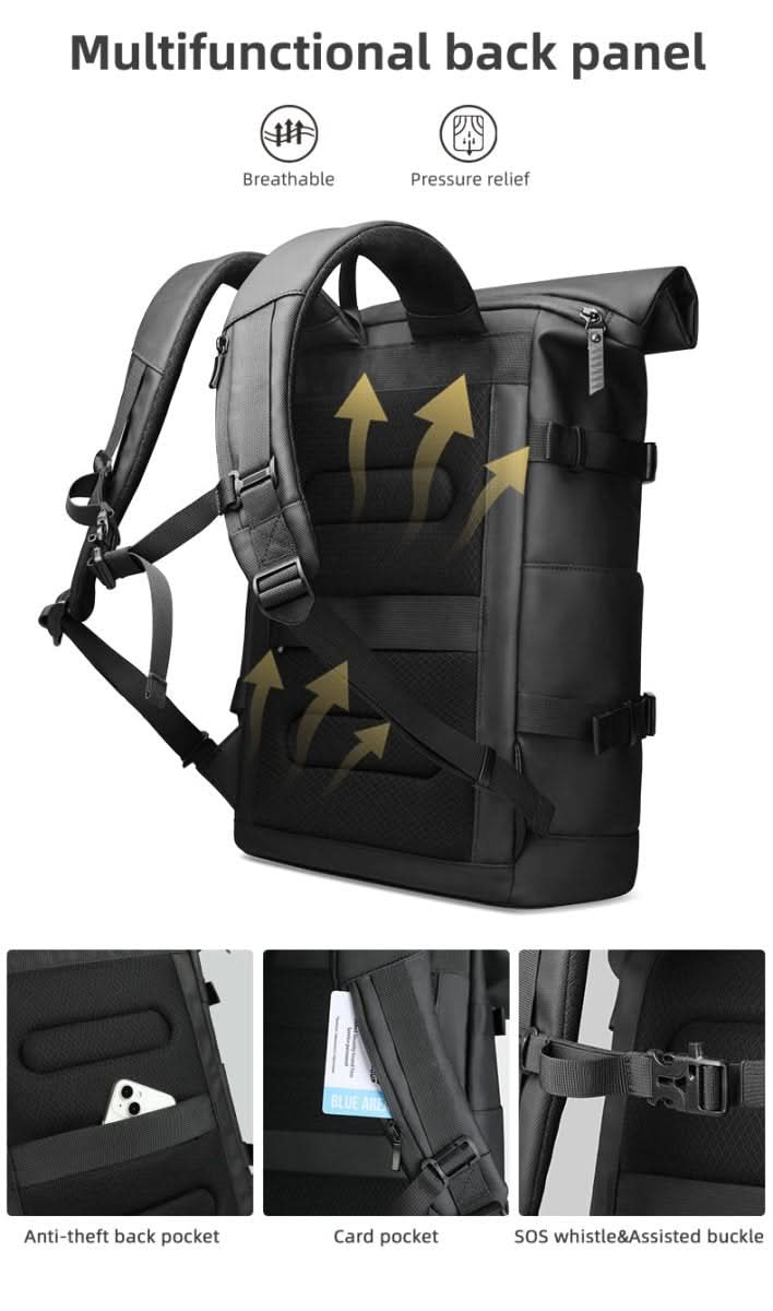 Sac à dos d'extérieur extensible pour hommes 4