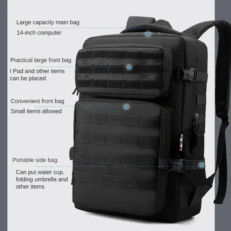 Sac à dos de randonnée 45L pour hommes et femmes 2