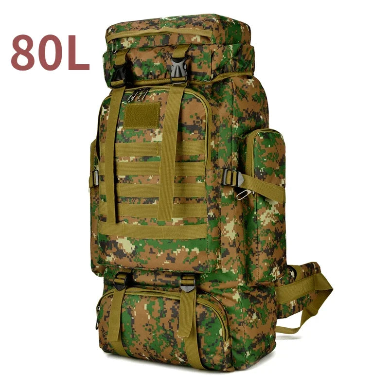 Sac à dos de randonnée 80L/100L pour hommes et femmes 11