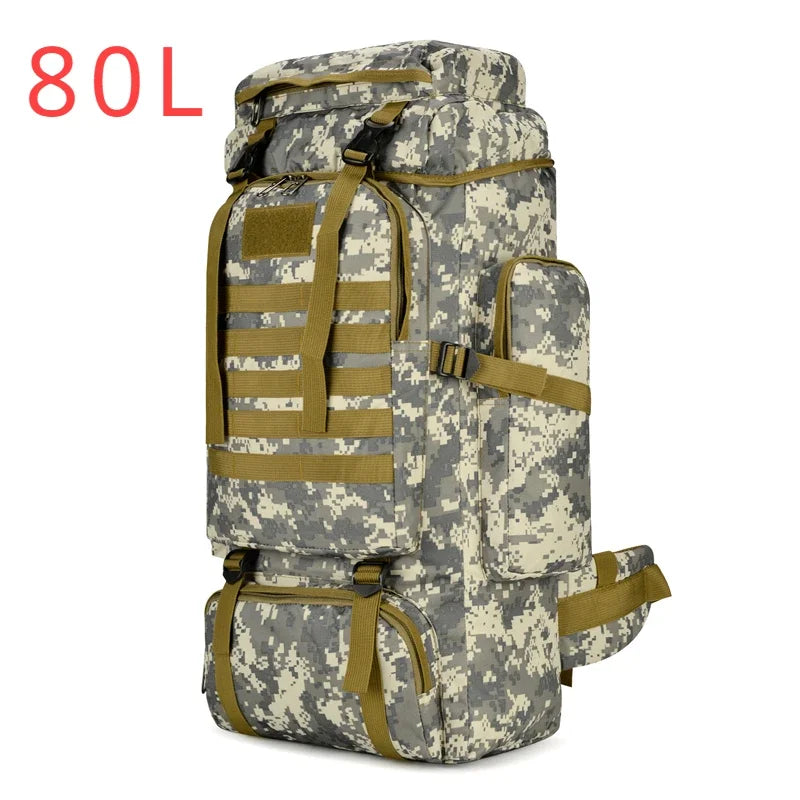 Sac à dos de randonnée 80L/100L pour hommes et femmes 12
