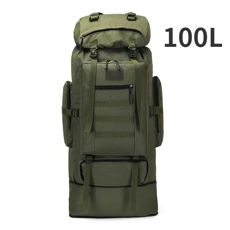 Sac à dos de randonnée 80L/100L pour hommes et femmes 14