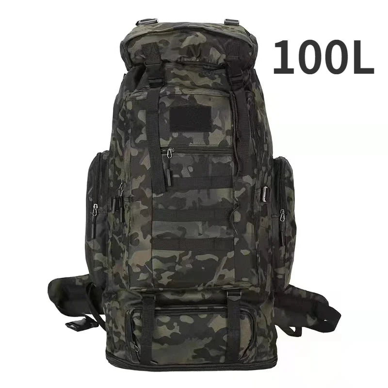 Sac à dos de randonnée 80L/100L pour hommes et femmes 15