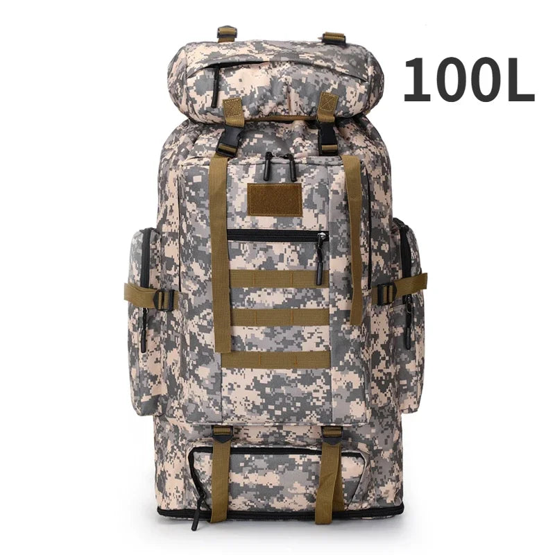 Sac à dos de randonnée 80L/100L pour hommes et femmes 19