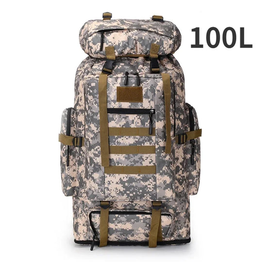 Sac à dos de randonnée 80L/100L pour hommes et femmes 19