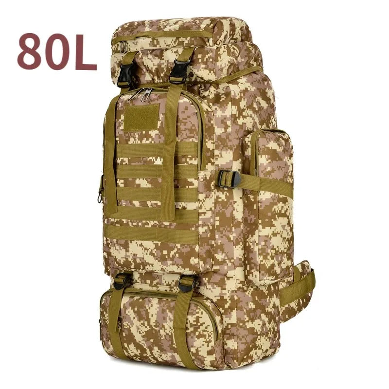 Sac à dos de randonnée 80L/100L pour hommes et femmes 7