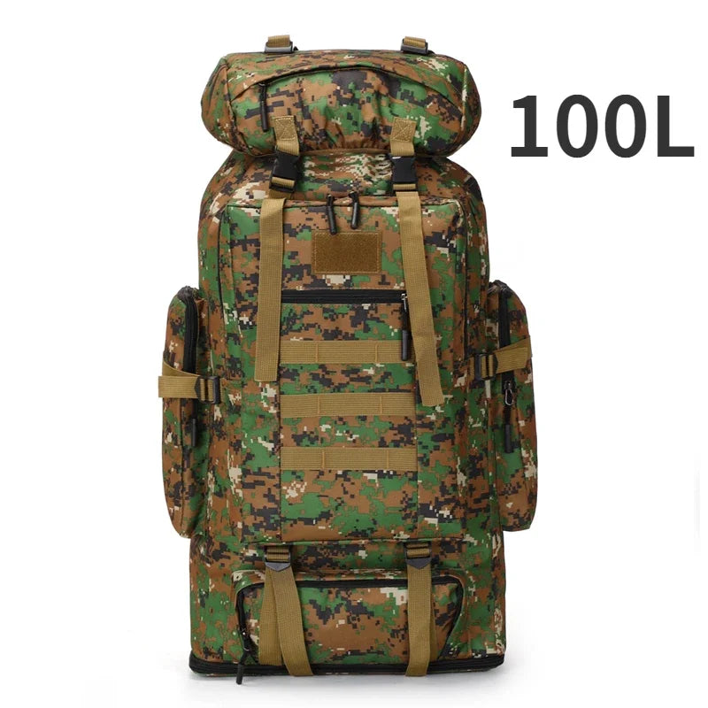 Sac à dos de randonnée 80L/100L pour hommes et femmes 9