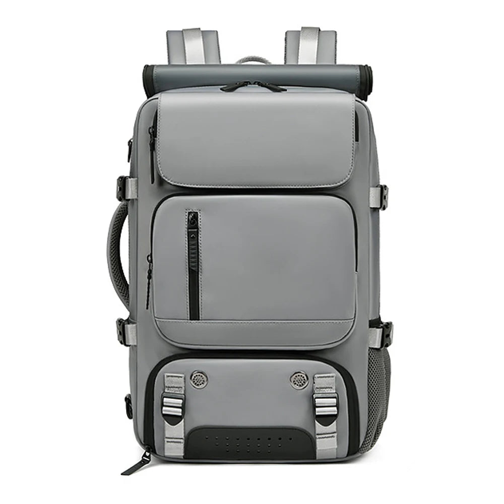 Sac à dos de voyage imperméable avec port USB et compartiment à chaussures 13