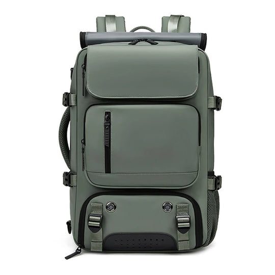 Sac à dos de voyage imperméable avec port USB et compartiment à chaussures 8