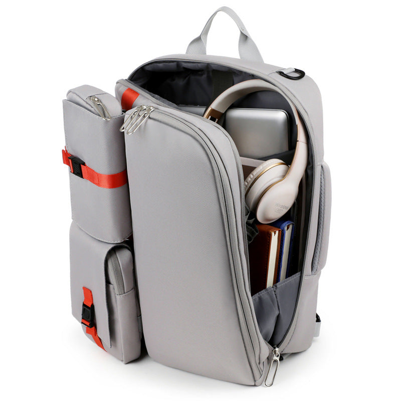 Sac à dos de voyage modulaire pour homme avec pochettes amovibles 3