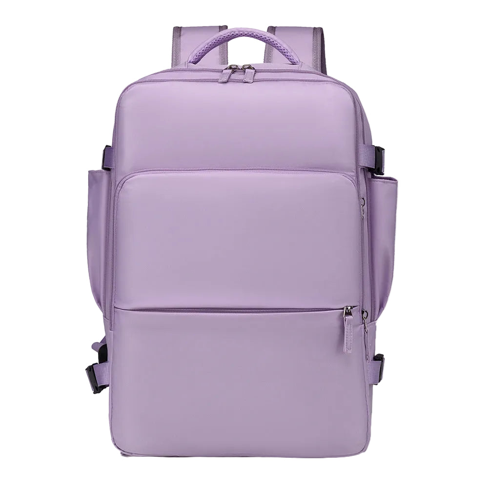 Sac à dos de voyage multi-poches pour femme au design moderne 0