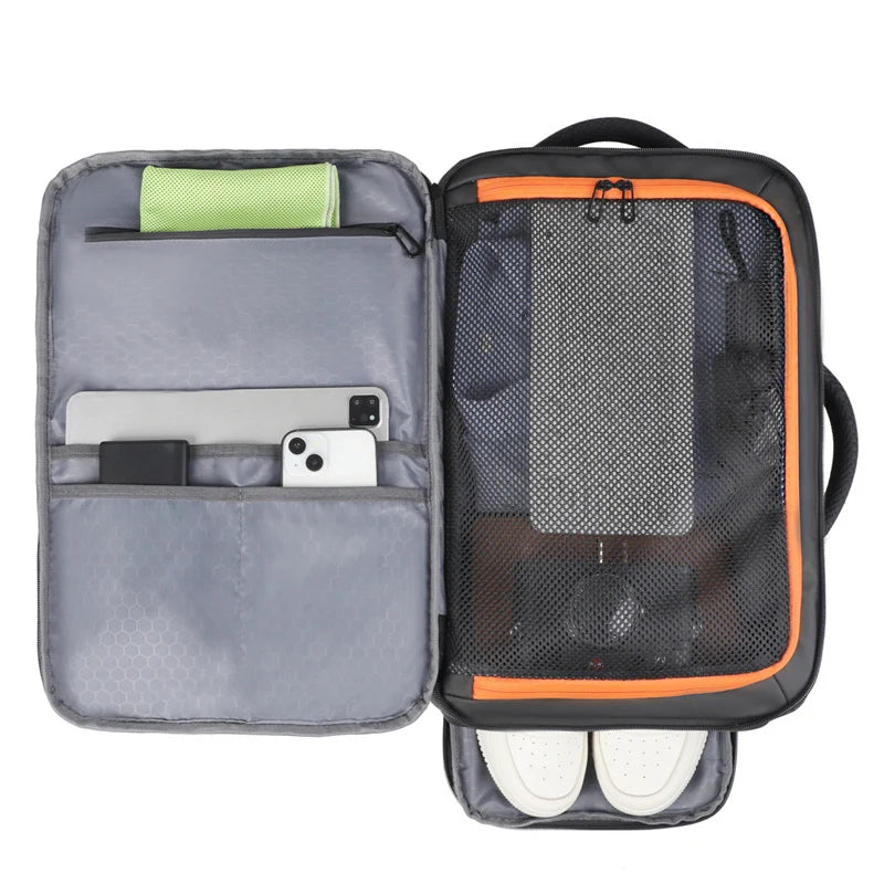 Sac à dos de voyage multifonctionnel unisexe pratique 4