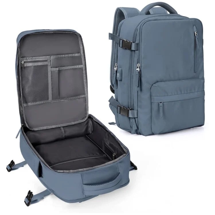 Sac à dos de voyage pour femme avec compartiments fonctionnels 11