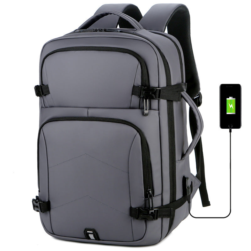 Sac à dos de voyage pour homme à chargement intelligent et design fonctionnel 0