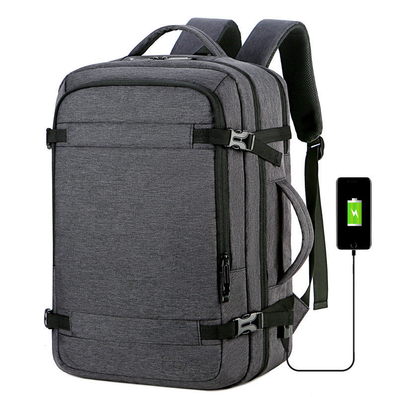 Sac à dos de voyage pour homme à chargement intelligent multifonction 0