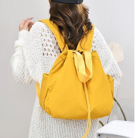 Sac à dos décontracté à cordon de serrage pour homme et femme 1