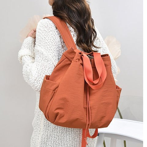 Sac à dos décontracté à cordon de serrage pour homme et femme 2