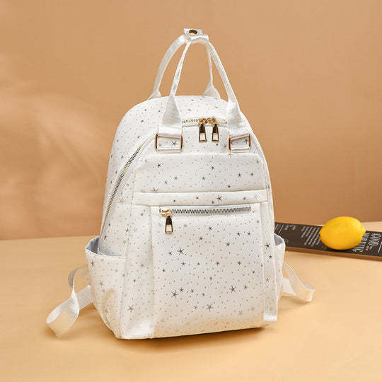 Sac à dos décontracté à motifs étoiles pour femmes 3
