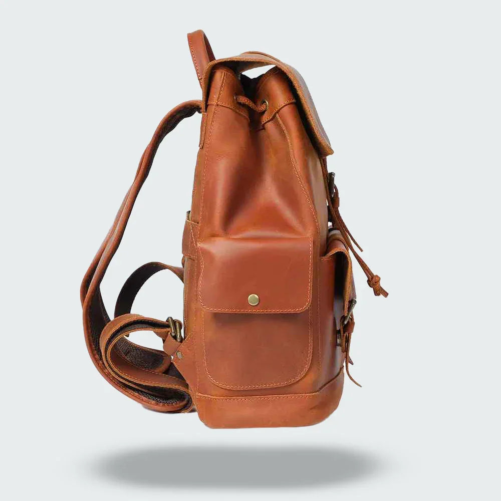 Sac à dos en cuir pour hommes vintage 6