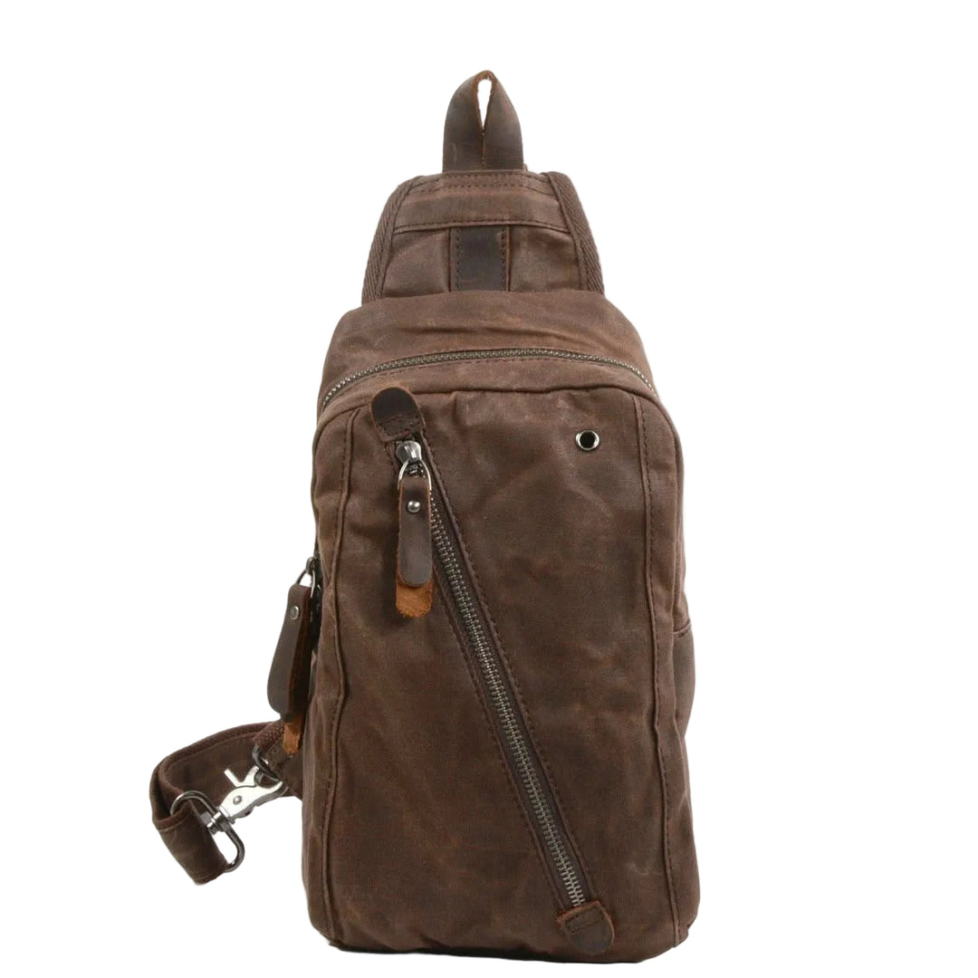 Sac à dos en toile cirée pour hommes et femmes avec plusieurs compartiments 0
