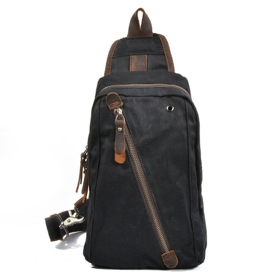Sac à dos en toile cirée pour hommes et femmes avec plusieurs compartiments 9