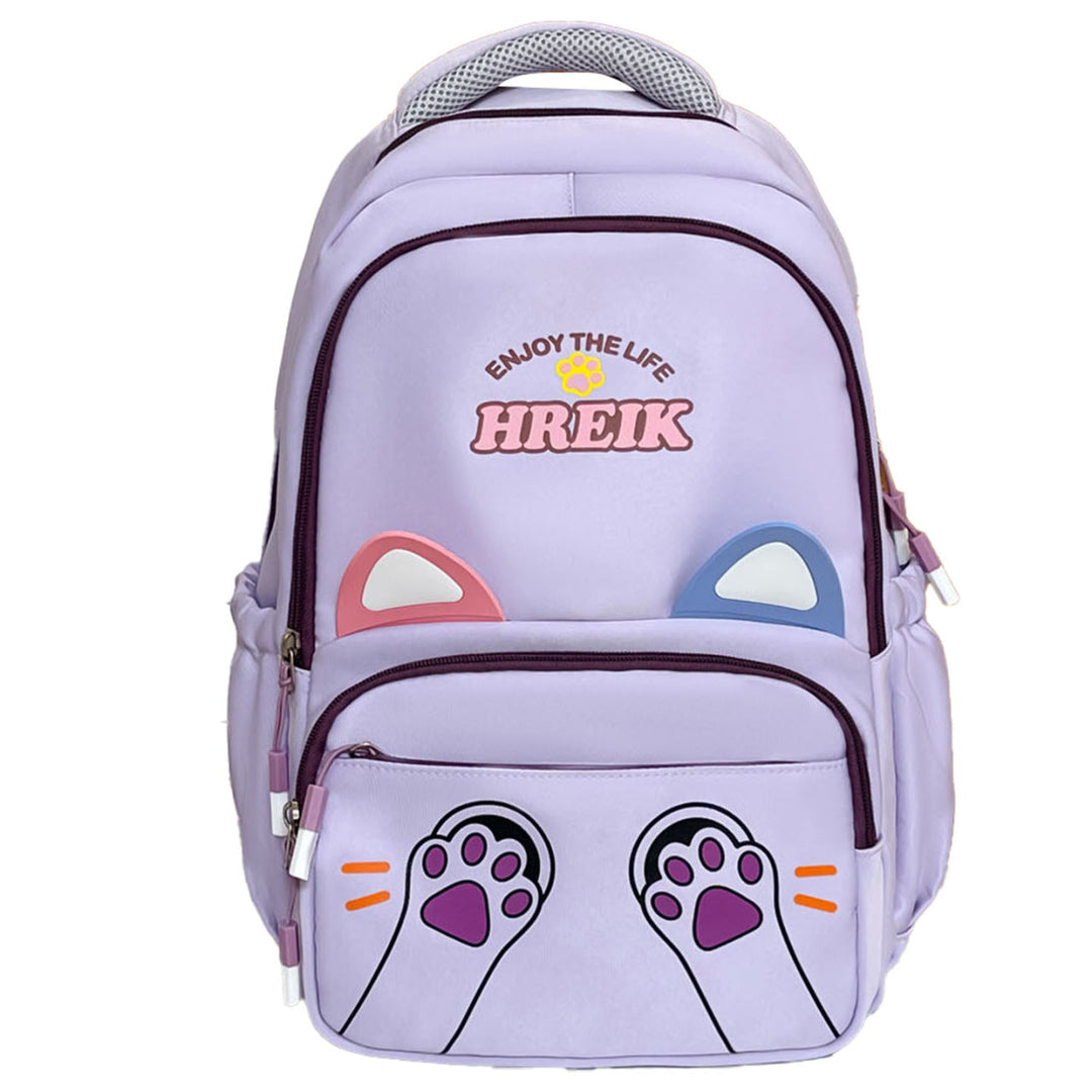 Sac à dos enfant avec oreilles de chat ludique 1