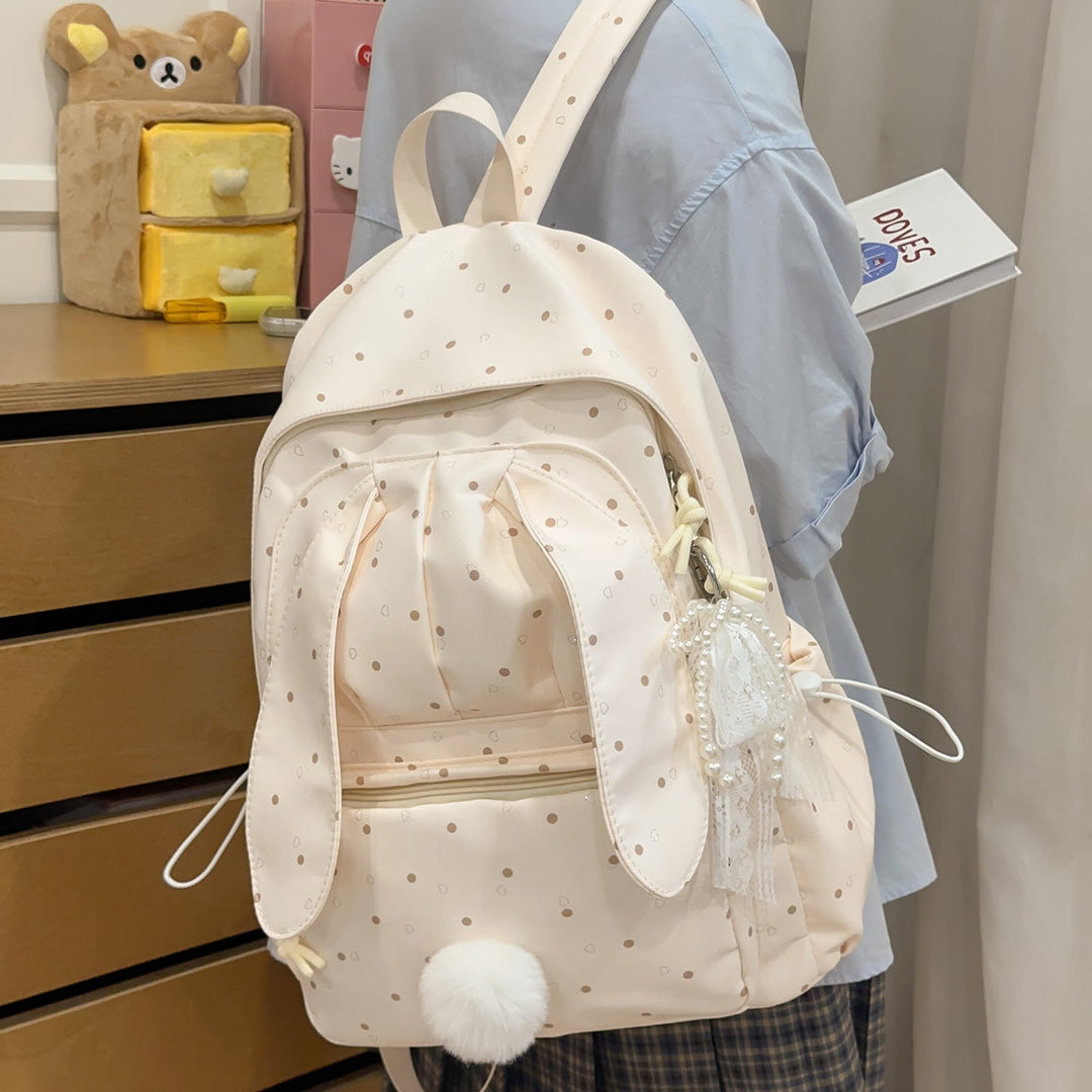 Sac à dos enfant motif lapin ludique 2