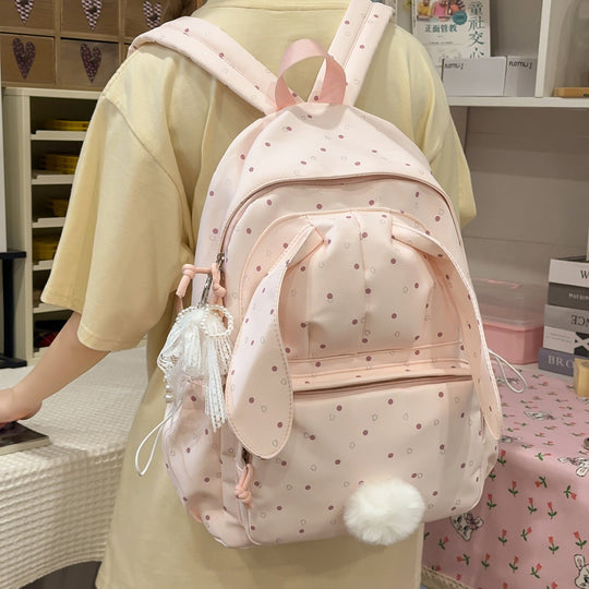 Sac à dos enfant motif lapin ludique 3