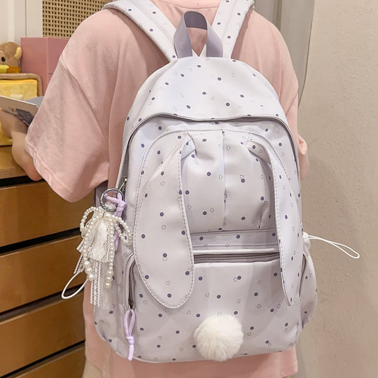 Sac à dos enfant motif lapin ludique 4
