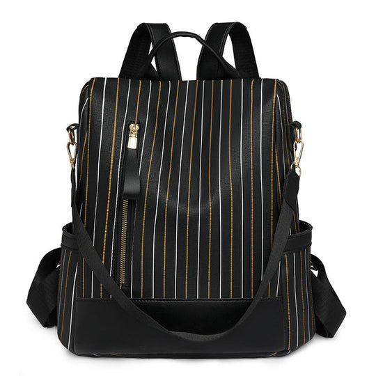 Sac à dos femme à rayures verticales moderne 1