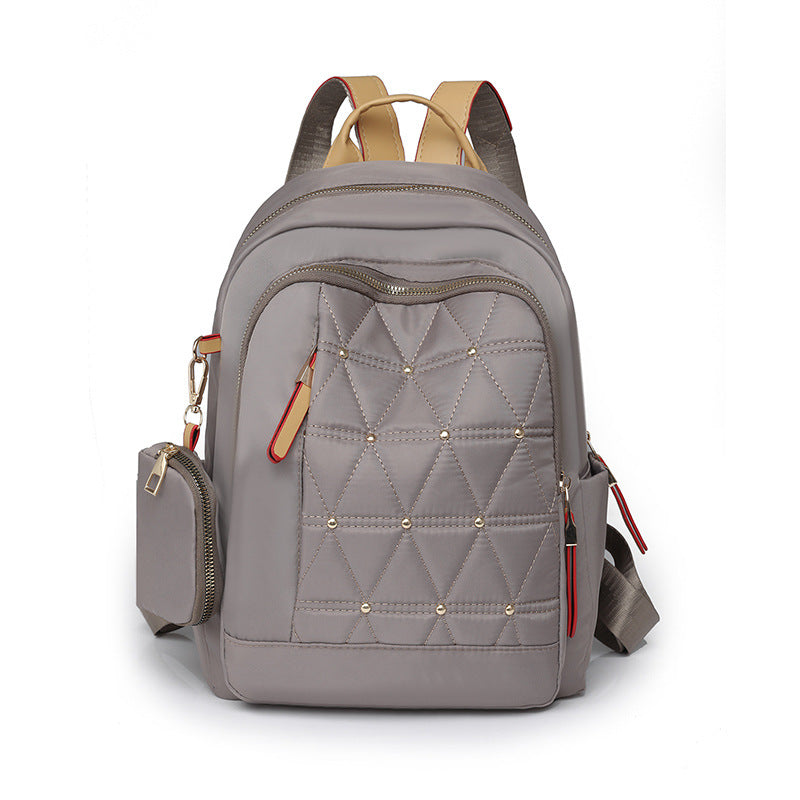 Sac à dos femme multi-poches matelassé fonctionnel 0