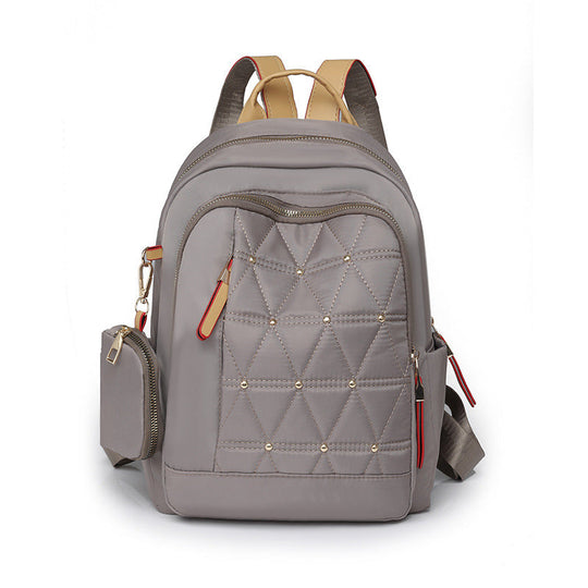 Sac à dos femme multi-poches matelassé fonctionnel 0