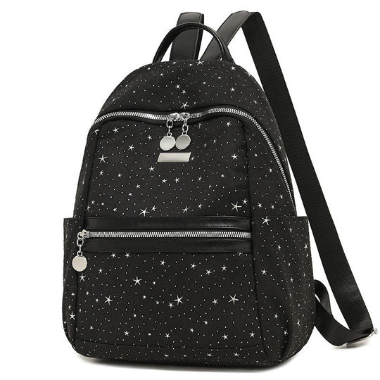Sac à dos femme style tendance orné d'étoiles 1