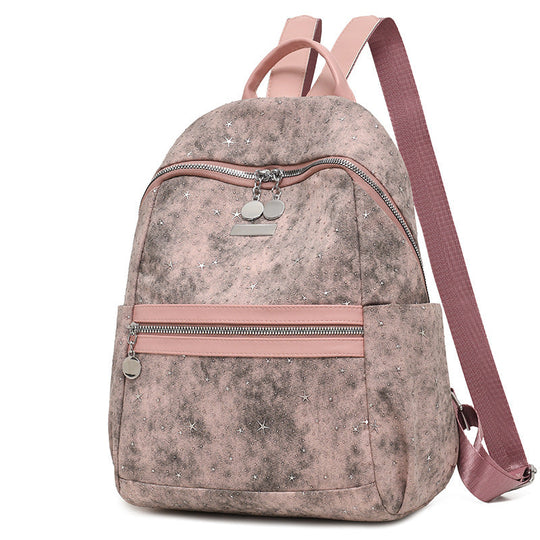 Sac à dos femme style tendance orné d'étoiles 2