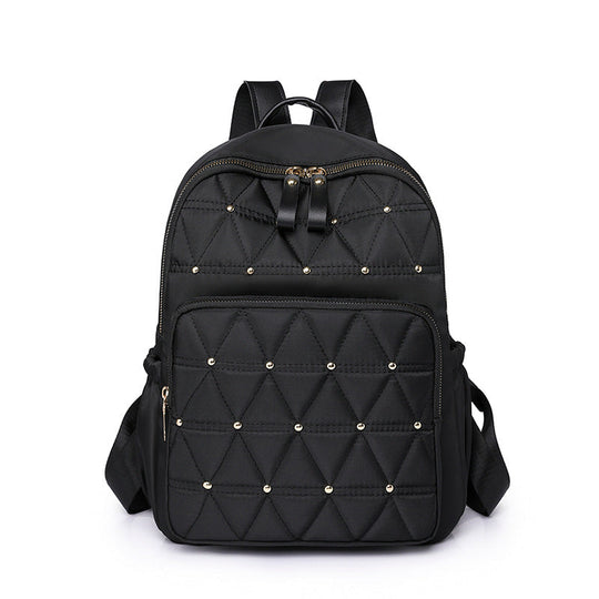 Sac à dos matelassé pour femme avec détails métalliques 0