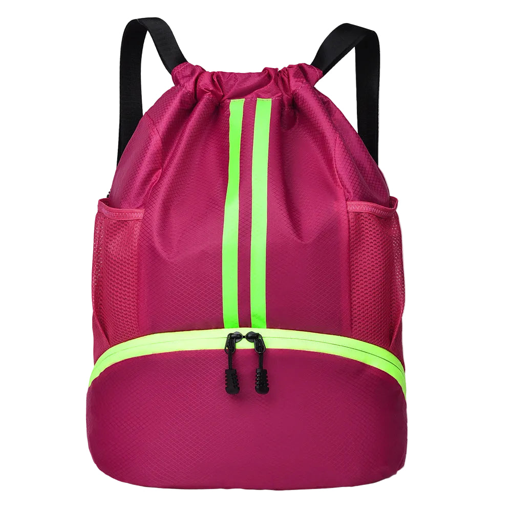 Sac à dos multifonctionnel léger avec cordon de serrage pour homme et femme 0
