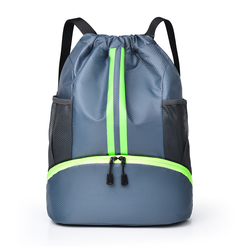 Sac à dos multifonctionnel léger avec cordon de serrage pour homme et femme 4