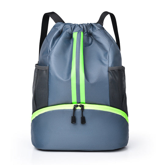 Sac à dos multifonctionnel léger avec cordon de serrage pour homme et femme 4